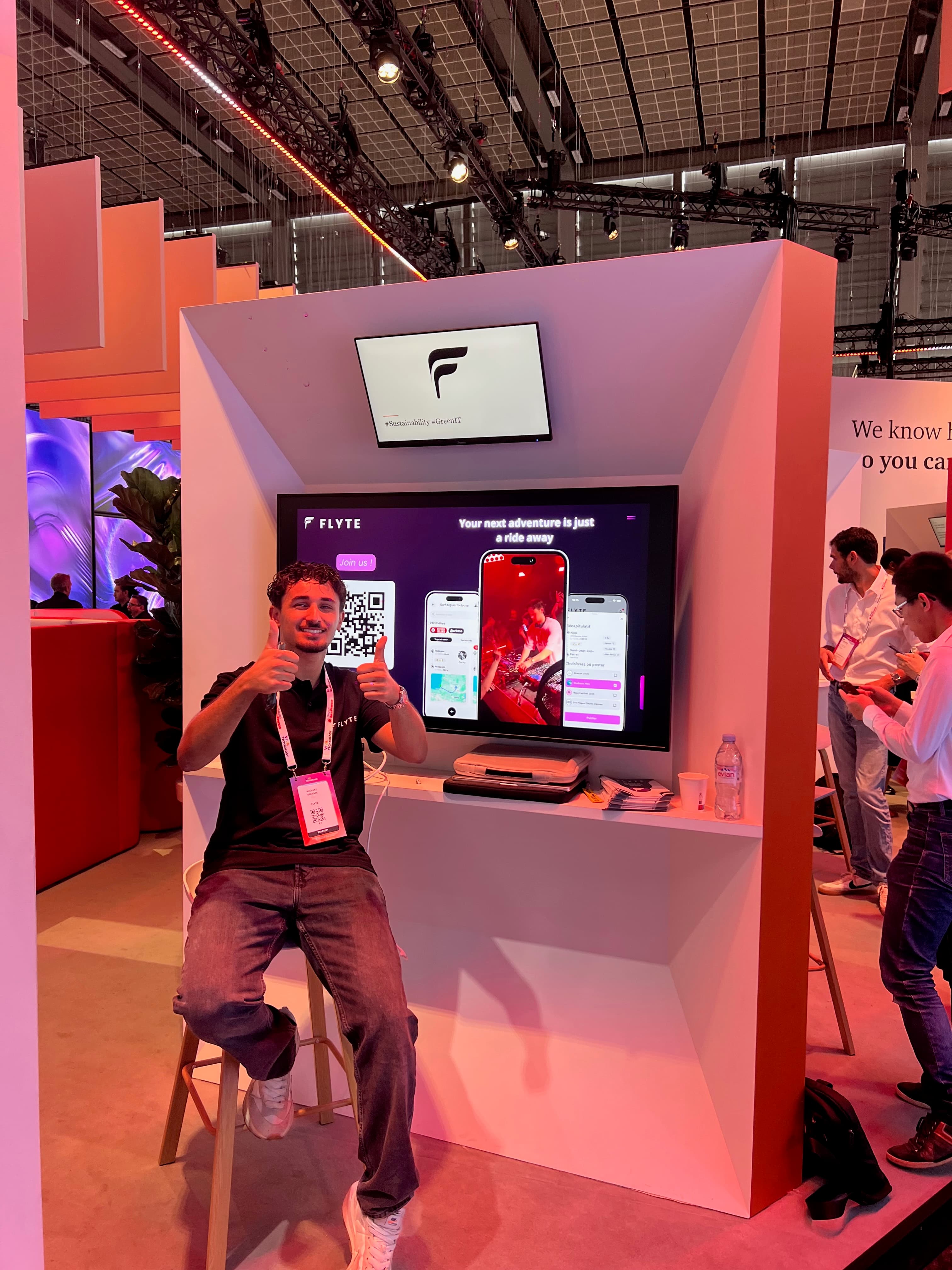 Milhane playing soccer